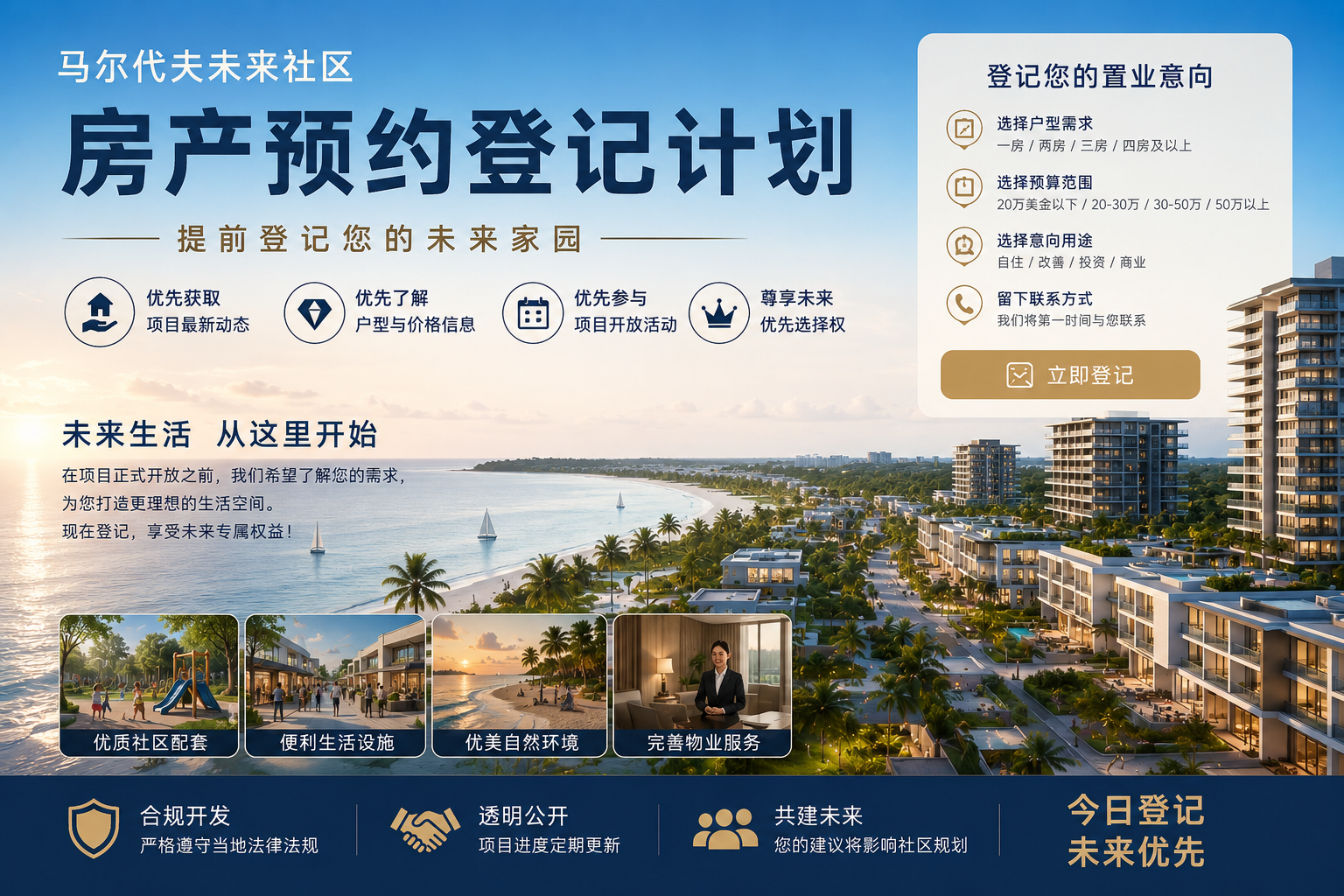 马尔代夫-房产预约登记计划