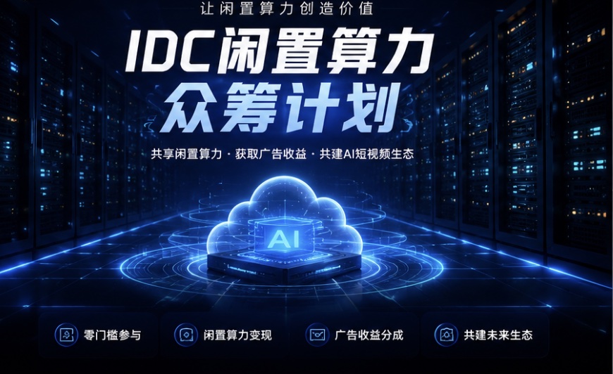 IDC闲置算力众筹计划（Compute Partner）